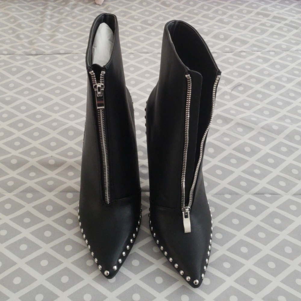 Black studded Booties/ Boots